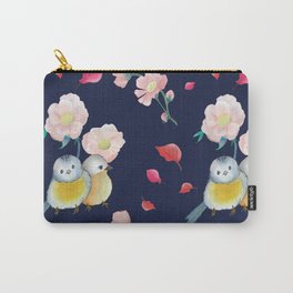 Birds and Flowers Carry-All Pouch