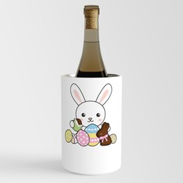 Sweet Bunny At Easter With Easter Sweets Bunnies Wine Chiller