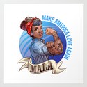 MALA - Make America Love Again Art Print
