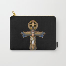 Egyptian Ankh Cross Carry-All Pouch