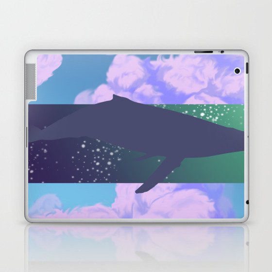 fantasy whale Laptop & iPad Skin