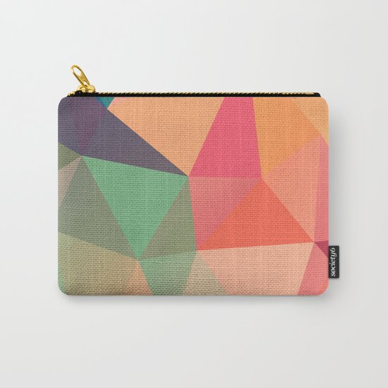 Geometric XV Carry-All Pouch