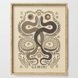 Gemini, The Twins Serving Tray
