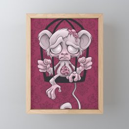 Poor Little Monkey Framed Mini Art Print