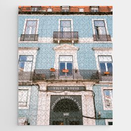Largo da Graça | Lisbon fine art travel photography print | Pastel wanderlust vibes Jigsaw Puzzle