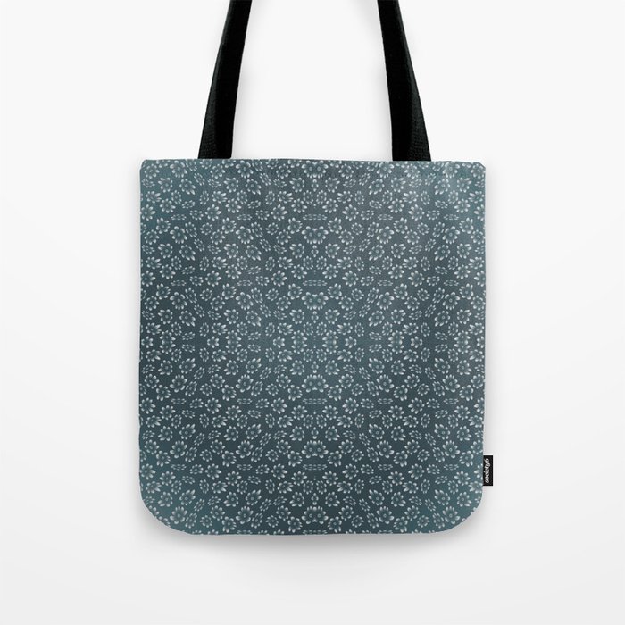 Bohemian Meditation Space Black and White Tote Bag