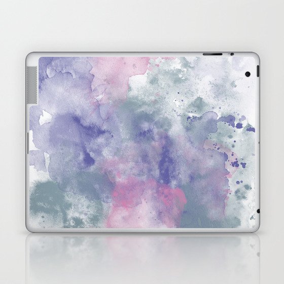 Abstract watercolor veri peri Laptop & iPad Skin
