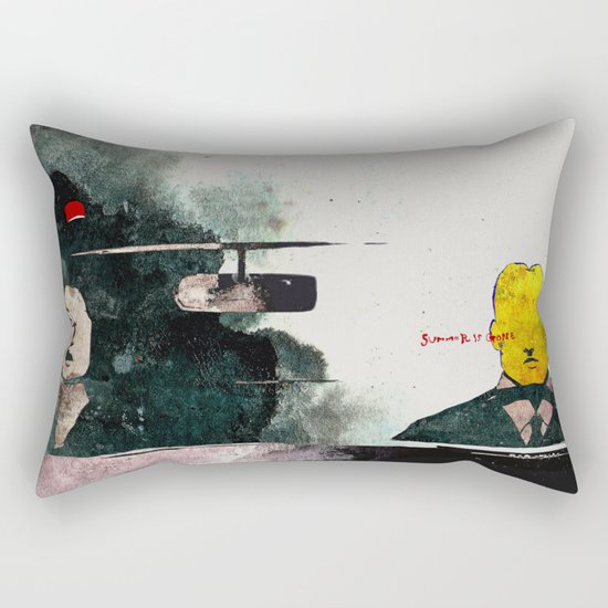 SUMMER IS GONE Rectangular Pillow