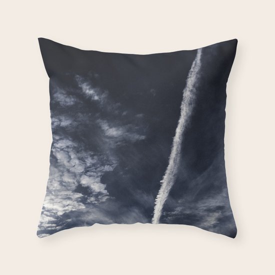Blue Sky Throw Pillow