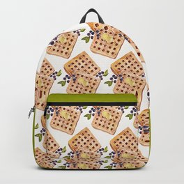 Blueberry Breakfast Waffles Backpack