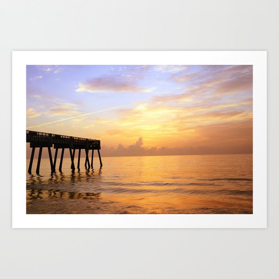 Sunrise on Vero Beach Art Print