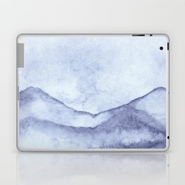 Lilac Scenery Mountains Laptop Skin