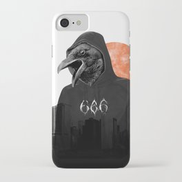 The Satanic Metal Crow iPhone Case