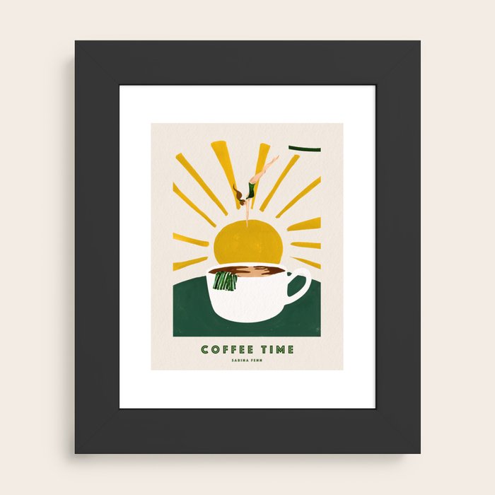 Coffee Time Art Print by Sabina Fenn | Society6