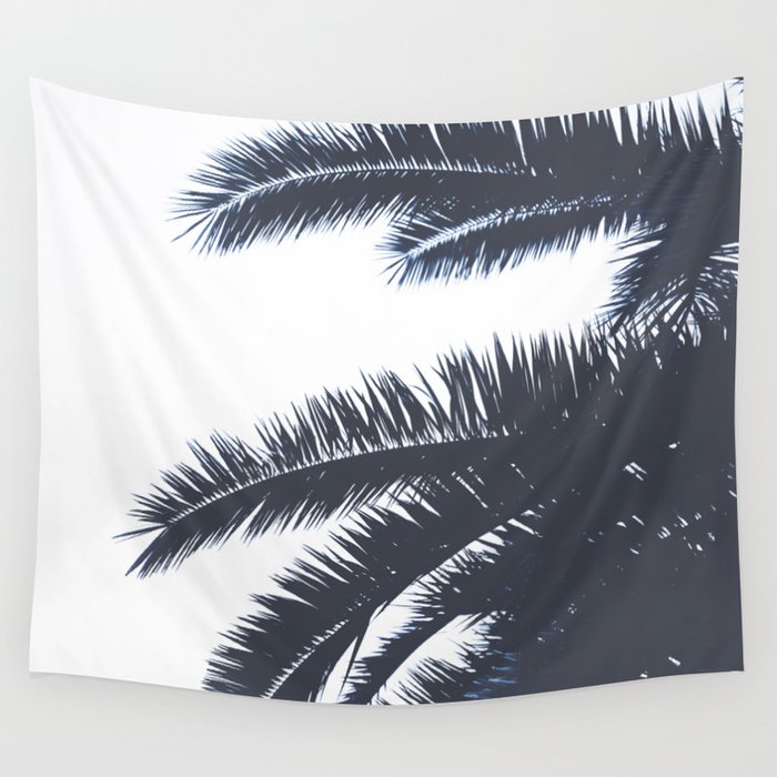 Palm Tree leaves abstract III Wall Tapestry