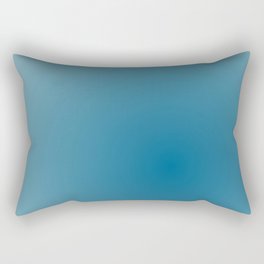 Modern Blue Gradient Ombre Abstract Pattern Rectangular Pillow
