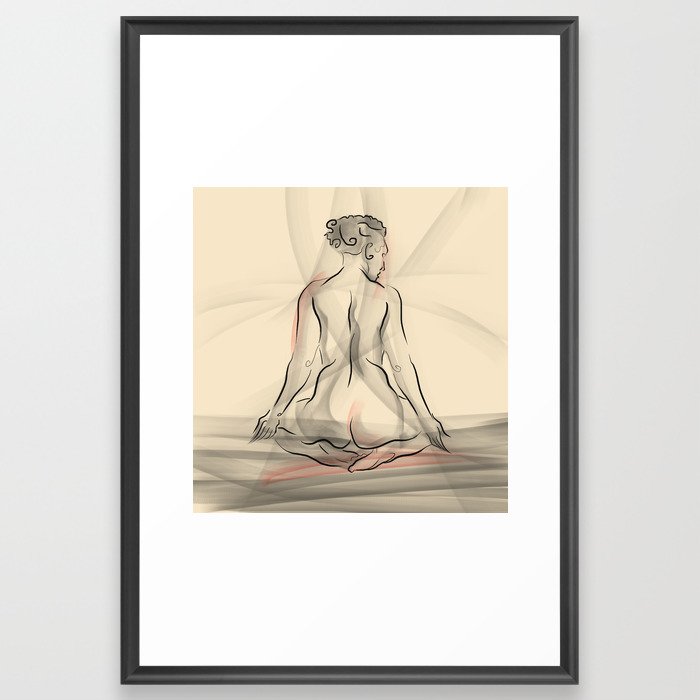 Meditation Framed Art Print