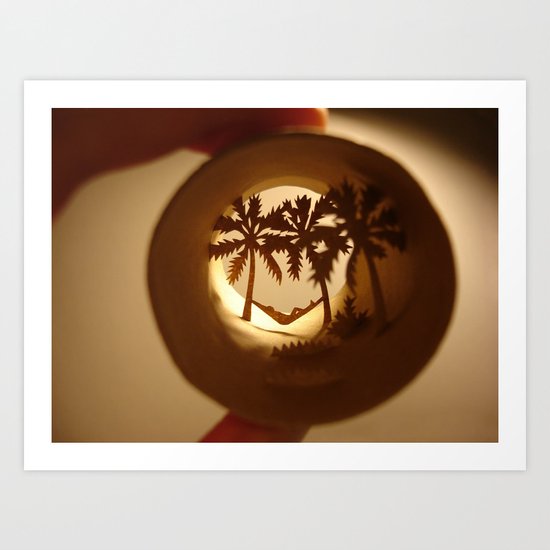 Roll "Holidays" (Rouleau "Vacances") Art Print