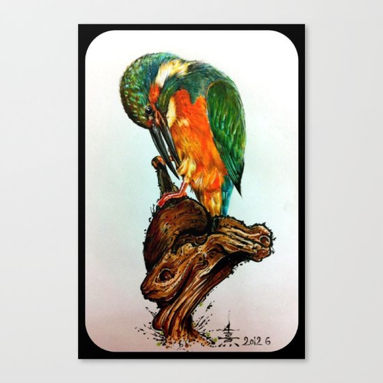 Drawing by Reeve Wong Canvas Print