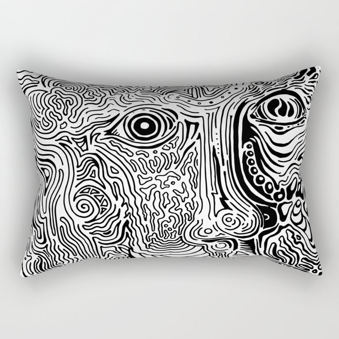 Face Rectangular Pillow