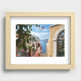 A Path to the Ocean in Kefalonia, Greece Recessed Framed Print