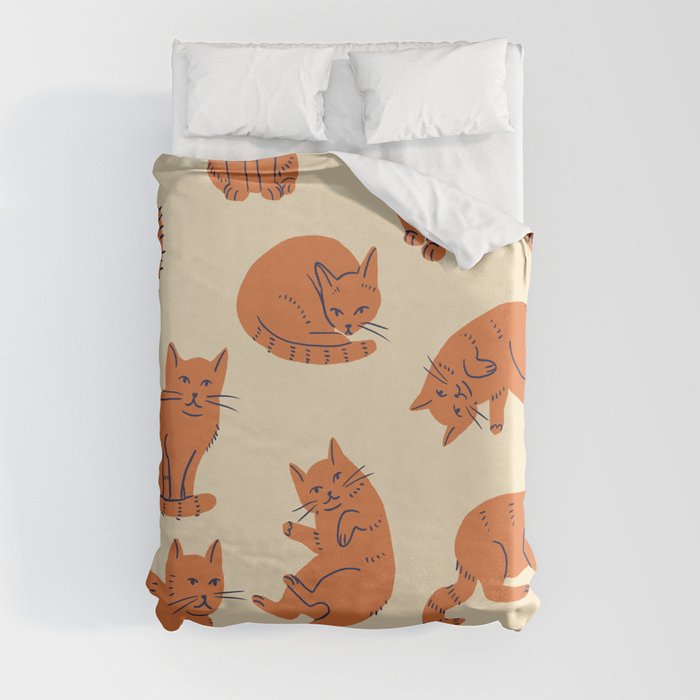 Kitty Cats Playing Duvet Cover