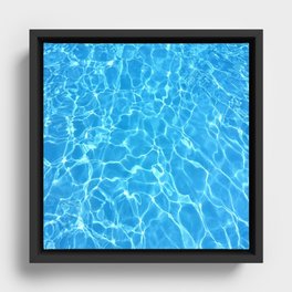Pool Pool Pool Framed Canvas