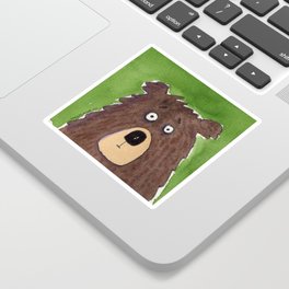 GREEN BEAR Sticker