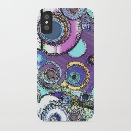 Concrete Circles iPhone Case