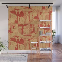 Red Hot Summer: Fly Agaric Wall Mural