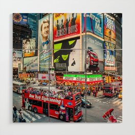 Times Square II Special Edition III Wood Wall Art