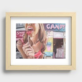 THE CANDY SHOP Recessed Framed Print