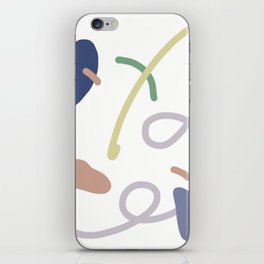 minimalist art iPhone Skin