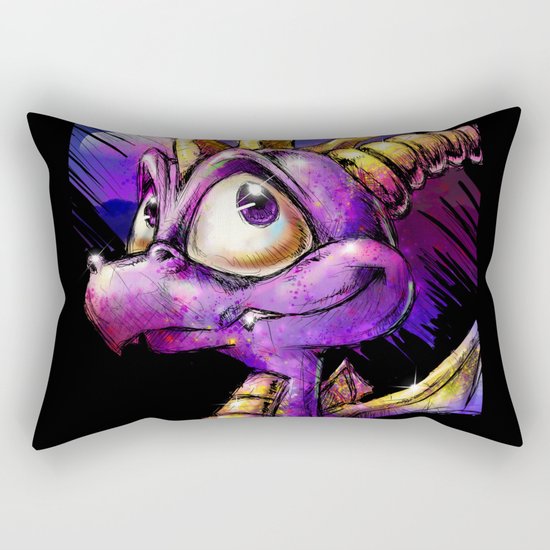 Spyro the Dragon Rectangular Pillow
