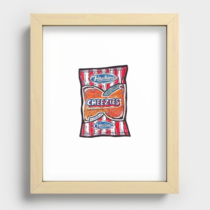 Hawkins Cheezies Recessed Framed Print