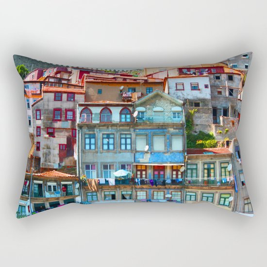 Houses Rectangular Pillow