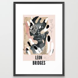 Leon Bridges Framed Art Print