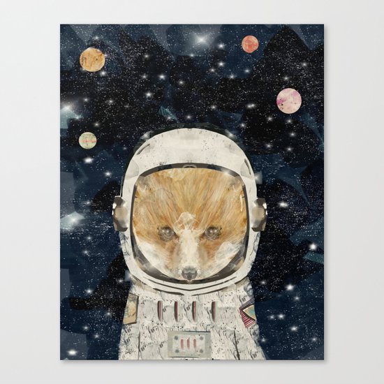 little space fox Canvas Print