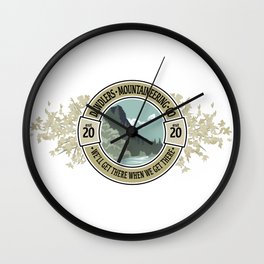 Dawdlers Mountaineering Co: Get There Wall Clock
