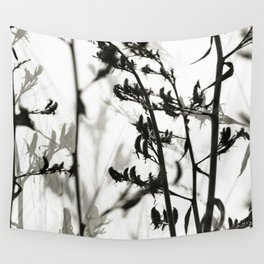 New Zealand Flax silhouettes Wall Tapestry