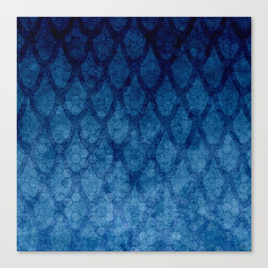 Blue texture Canvas Print