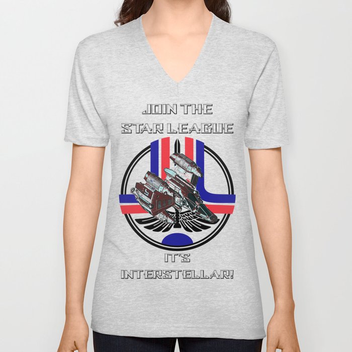 Join the Star League! V Neck T Shirt