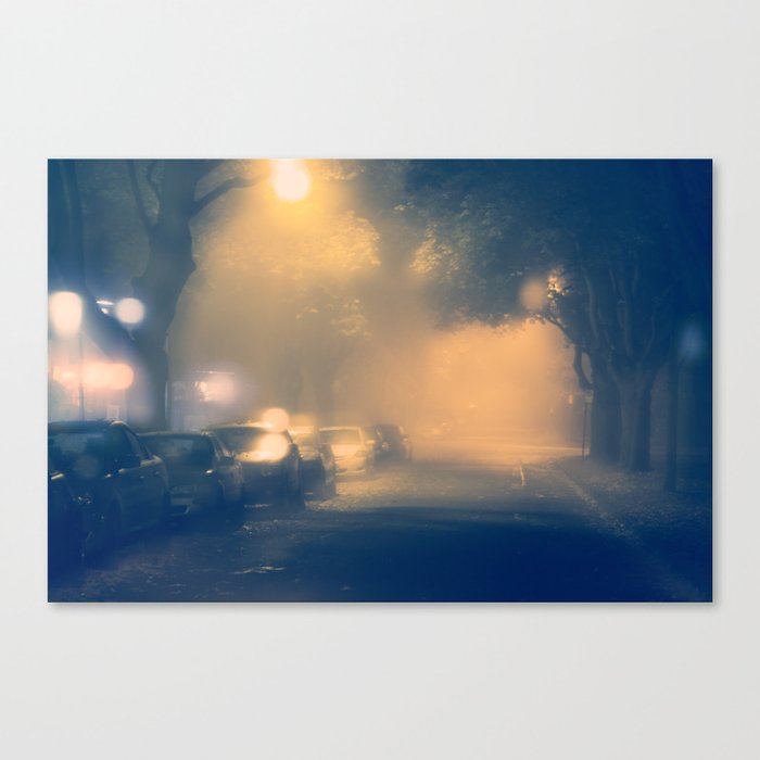 Fog Lights Canvas Print