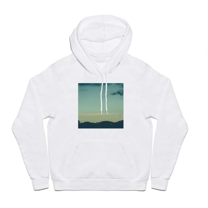 Sunsets & UFOs - Caribbean Palms Sunset with an UFO Hoody