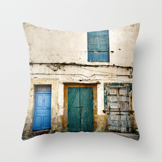 the doors Throw Pillow