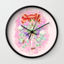 Candy girl Wall Clock