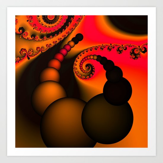 Orange Blossom Art Print