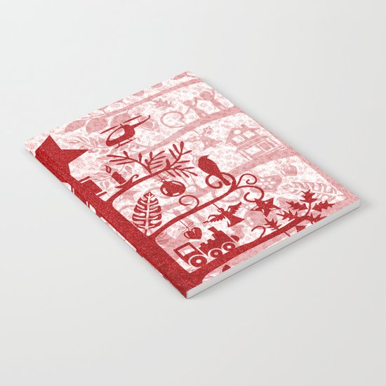 CHRISTMAS TREE red ITINERANT Notebook
