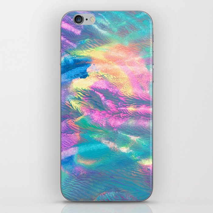 Rainbow Tie Dye Abstract Painting iPhone Skin