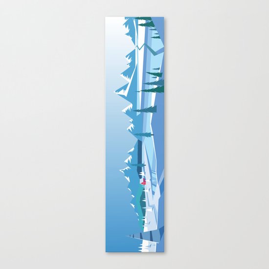 In The Ice Cold North No. 2 Canvas Print